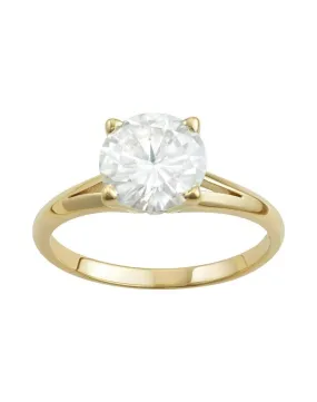 Anello Fidanzamento Oro Giallo Simil Cartier Diamante 1 carato