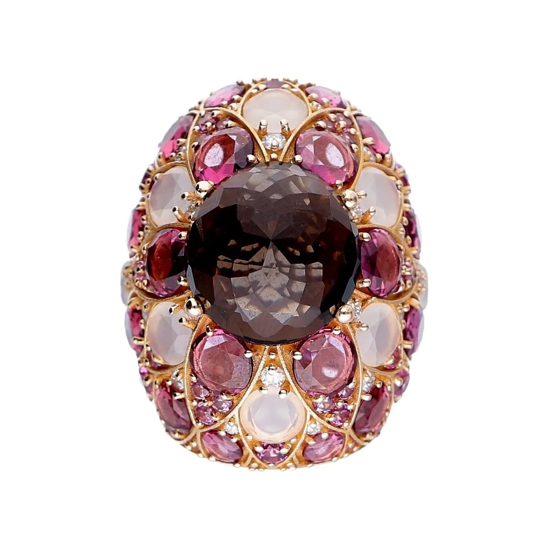 Anello Pasquale Bruni in oro rosa con diamanti ct 0,45