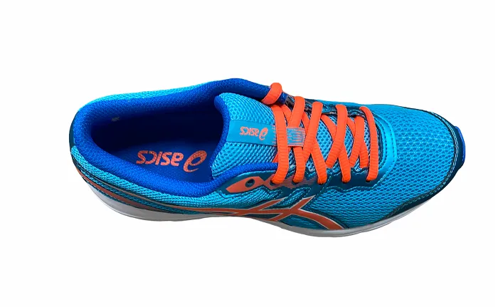 Asics scarpa da corsa da ragazzo Gel Zaraca 5 GS C635N 3906 azzurro-arancione