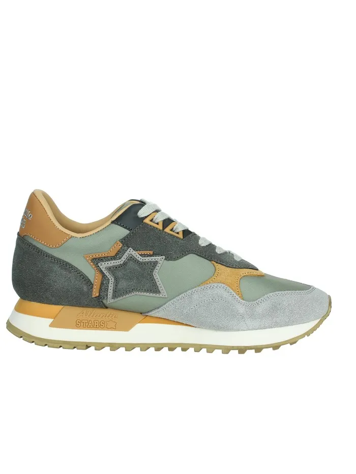 ATHLANTIC STARS  SNEAKERS BASSA AS32M100 GRIGIO/VERDE