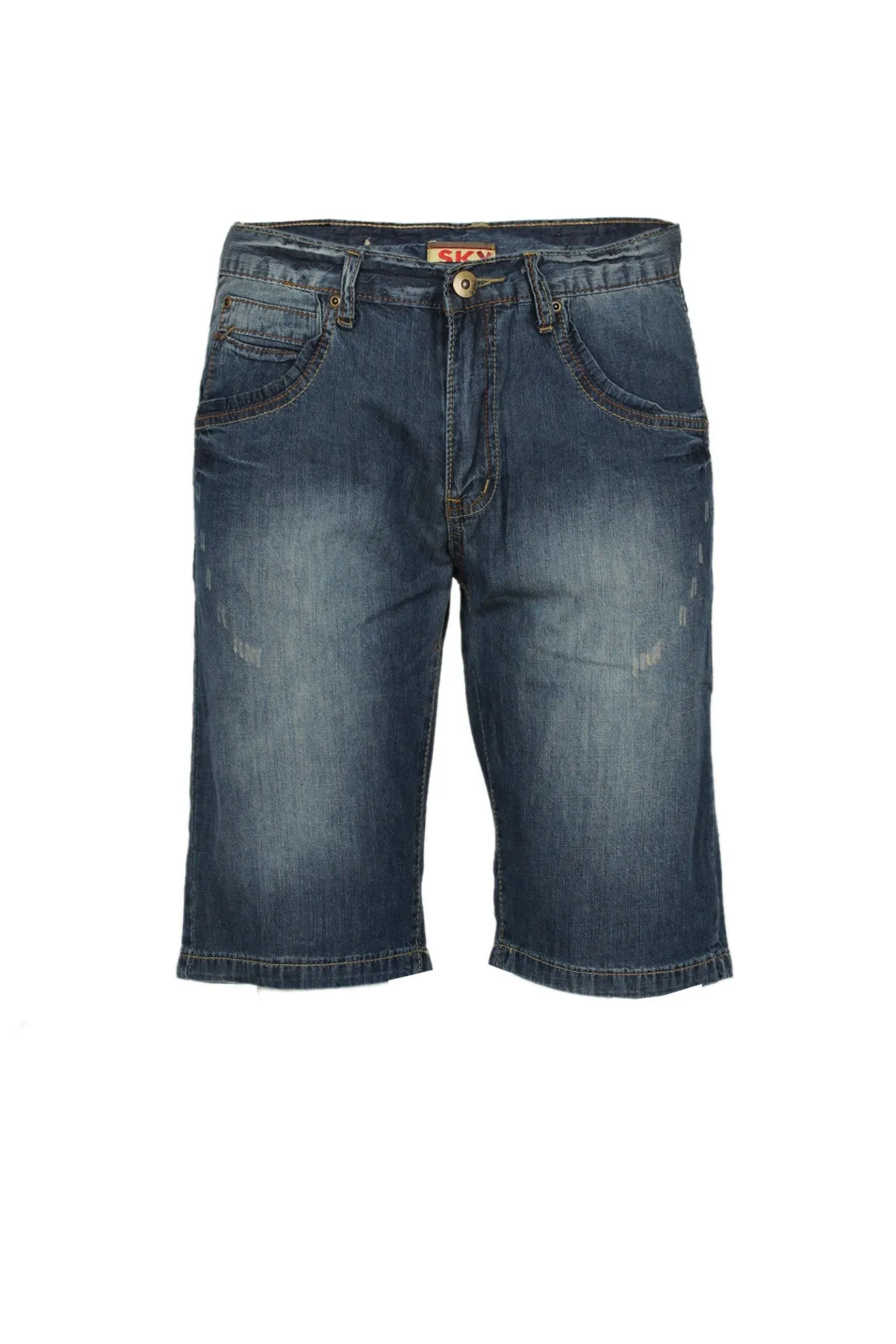Bermuda jeans effect wash