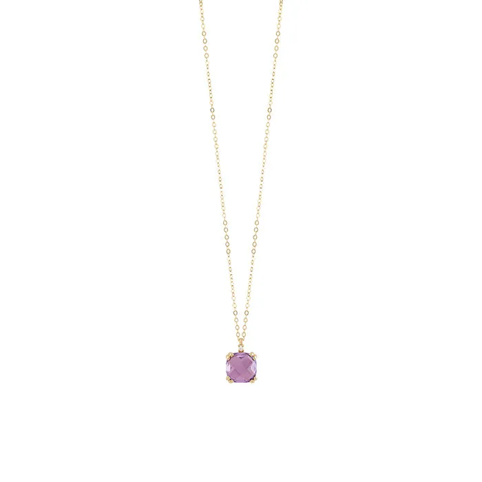 Bliss Gioielli  | Collana Ametista Oro Giallo 9kt