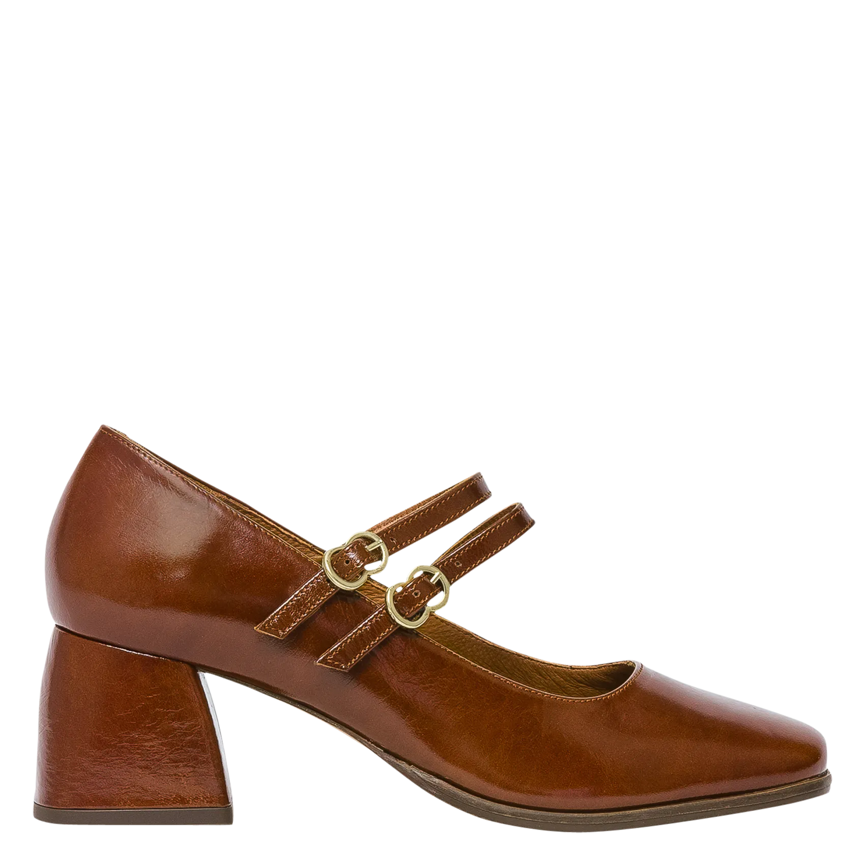  BOCAGE   ISAURE - Mary Jane in vernice con tacco | Marrone