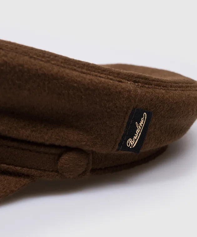 Borsalino Berretto Brest marrone in lana B45079D0053