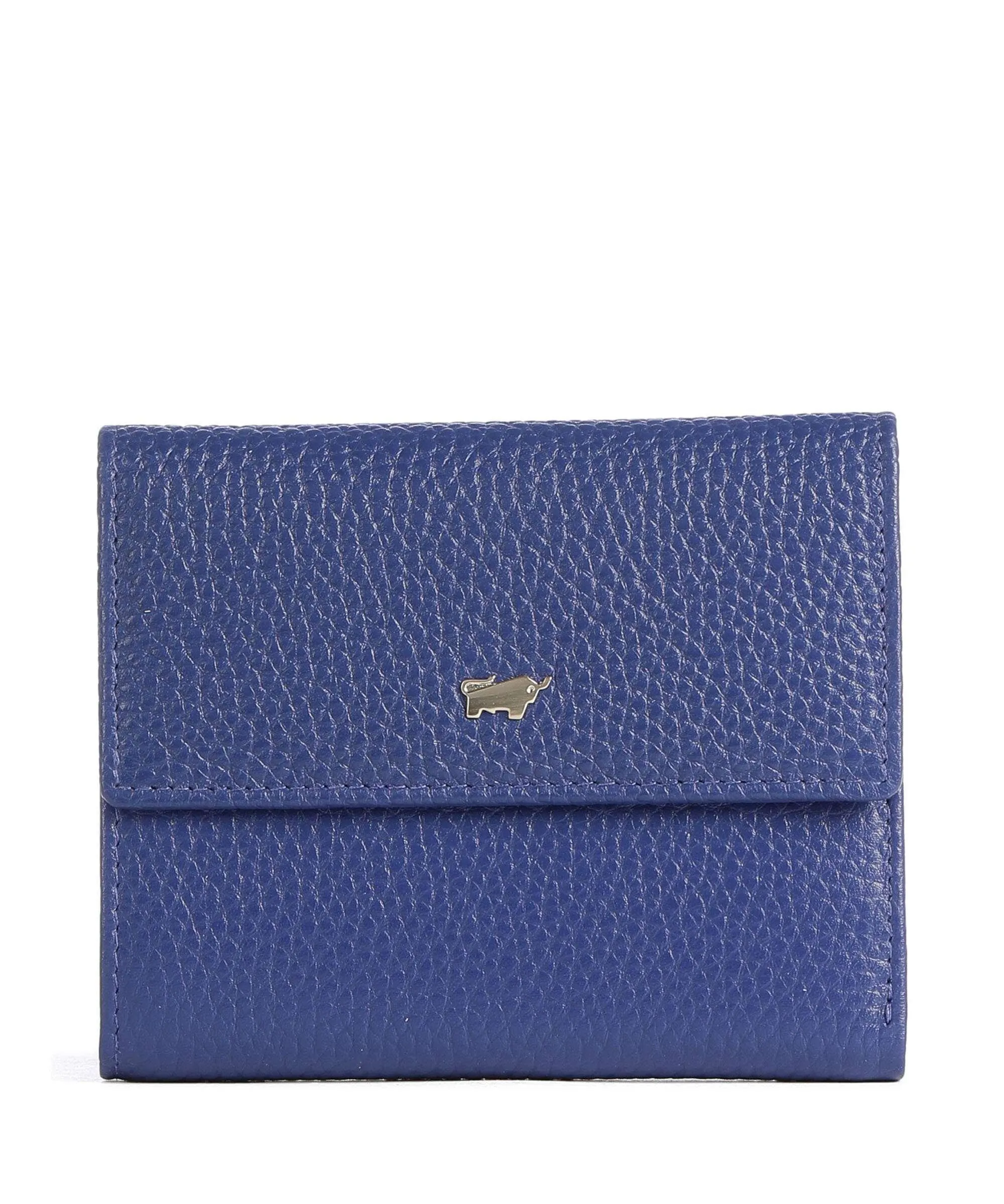  Braun Büffel Asti RFID Portafoglio pelle di vacchetta grana blu scuro  