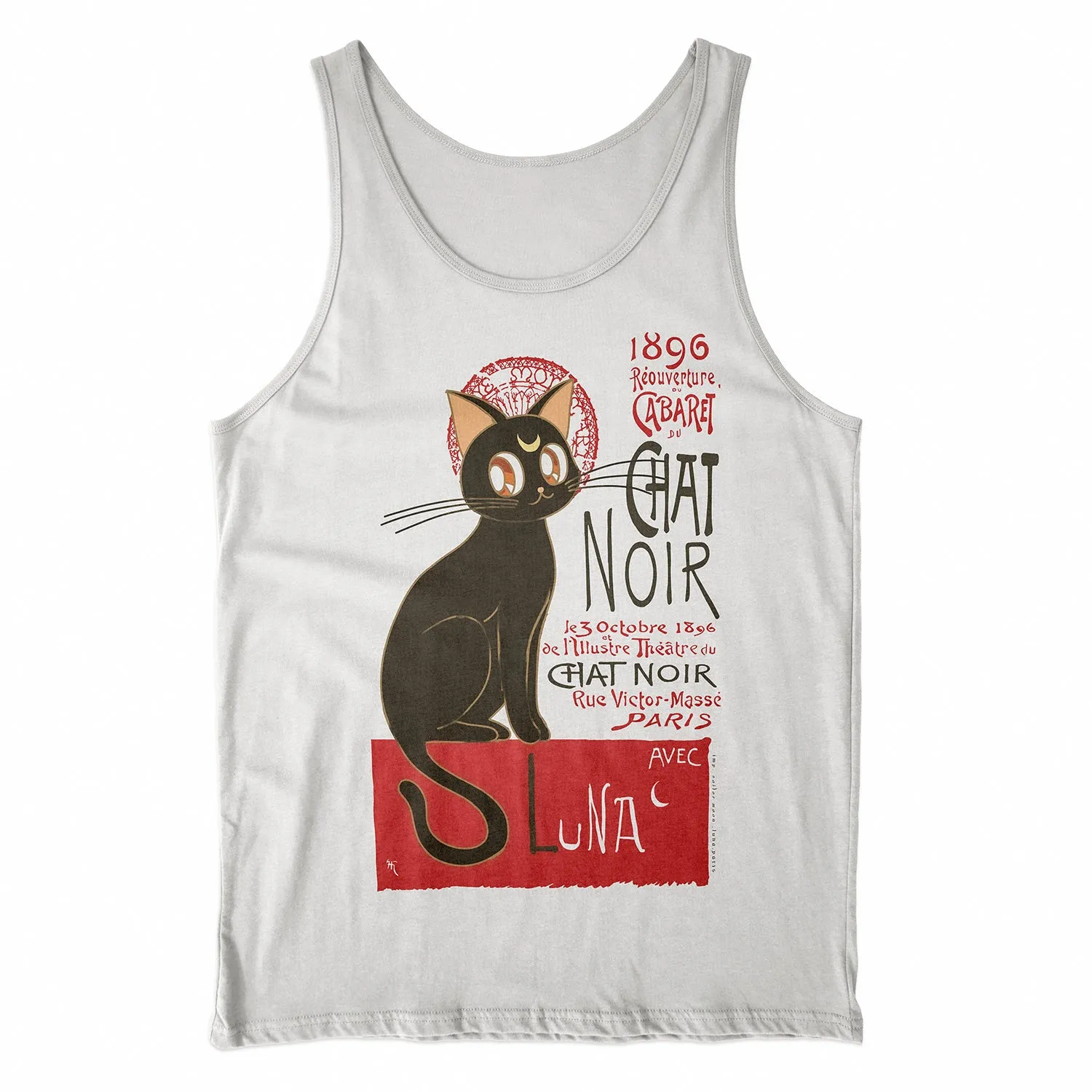 Canotta CUC - CHAT NOIR - Sailor Moon - Luna #ChooseUrColor