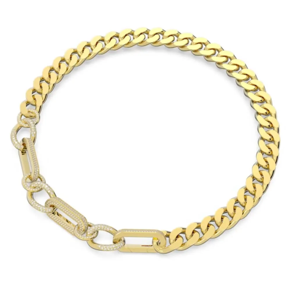 COLLANA DEXTERA ORO GIALLO SWAROVSKI