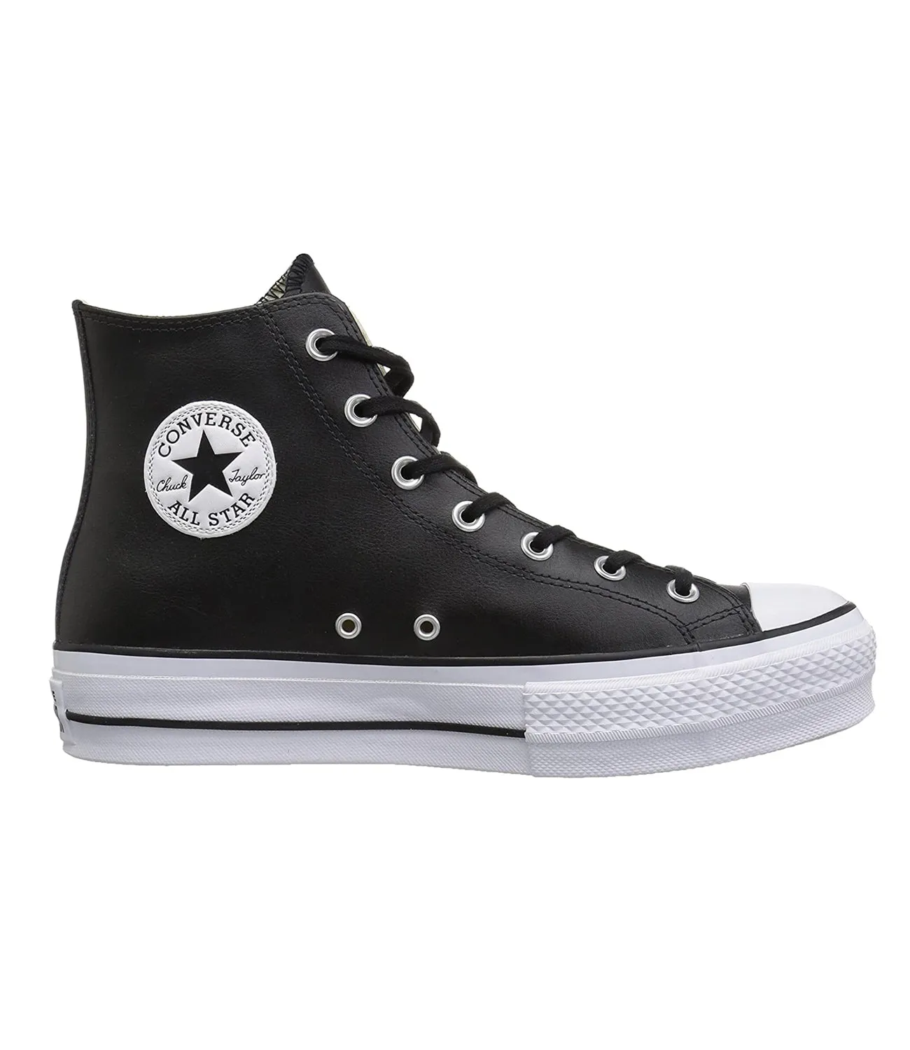 Converse Sneakers Donna Mod. 561675C ALTA-PELLE NERO Nero