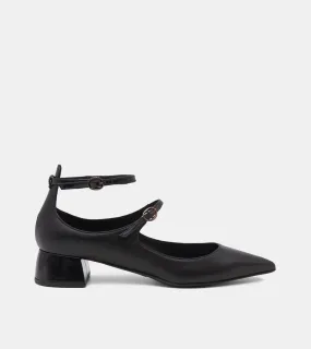 DECOLLETE PELLE NERO