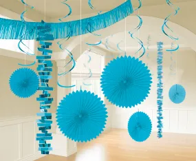 Decorazione della stanza blu 18 pezzi