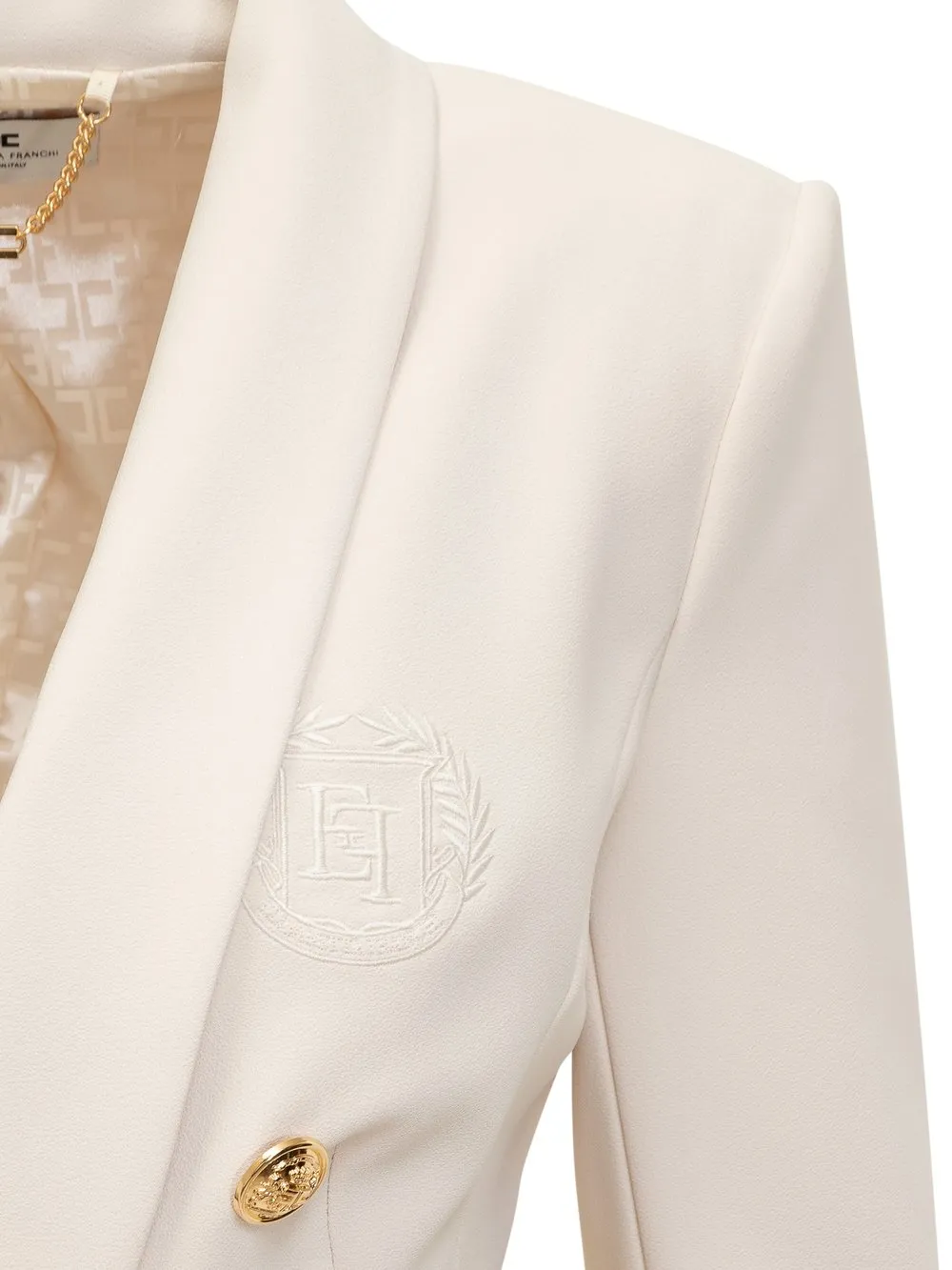 ELISABETTA FRANCHI Giacca con Logo  