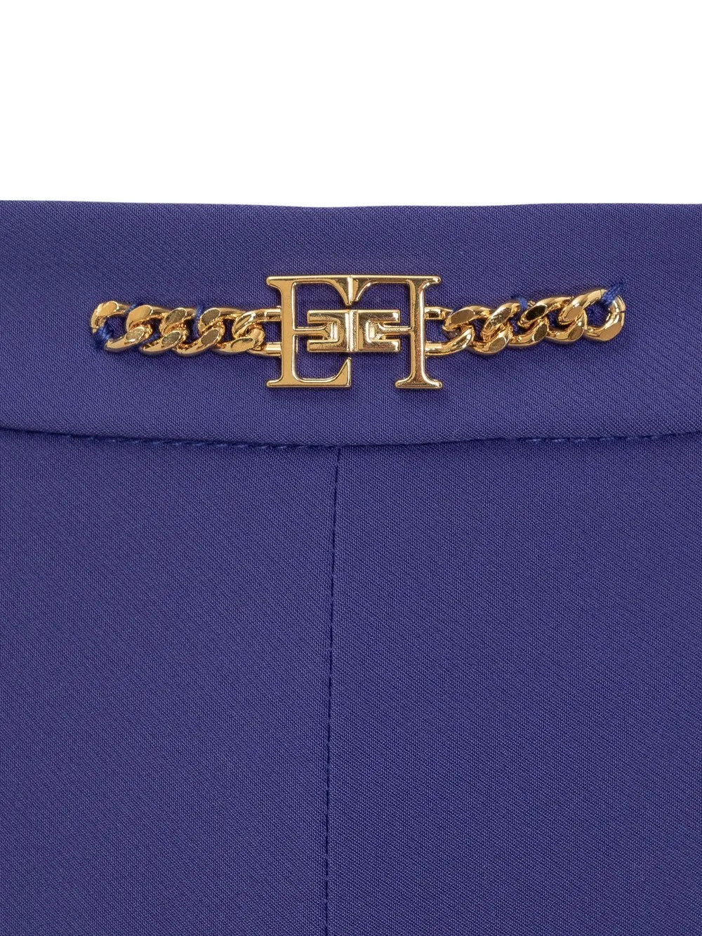 ELISABETTA FRANCHI Pantalone Slim fit con Catena Logata 