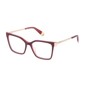   Furla VFU768 - 0AGW Top Rosso Beige Lucido | Occhiale Da Vista Donna 