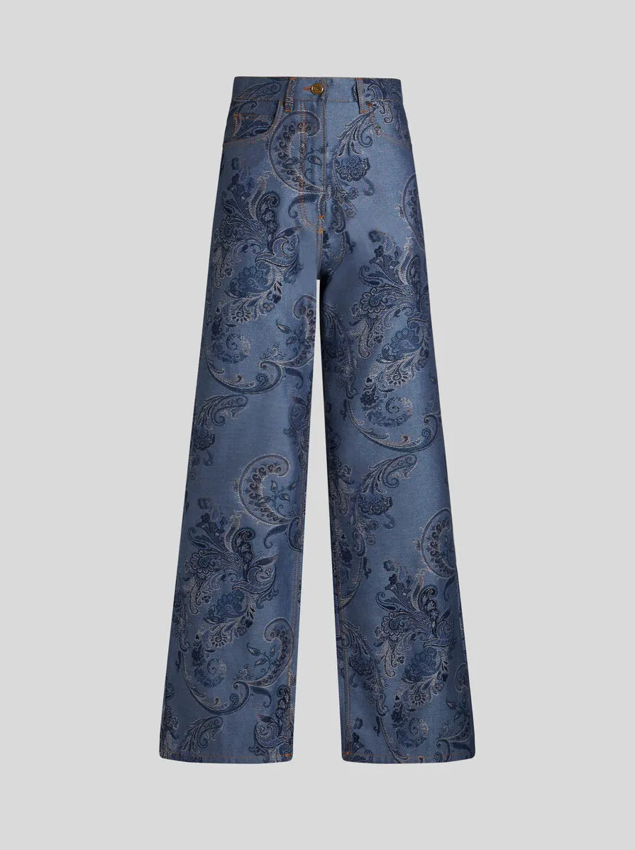 JEANS BAGGY JACQUARD