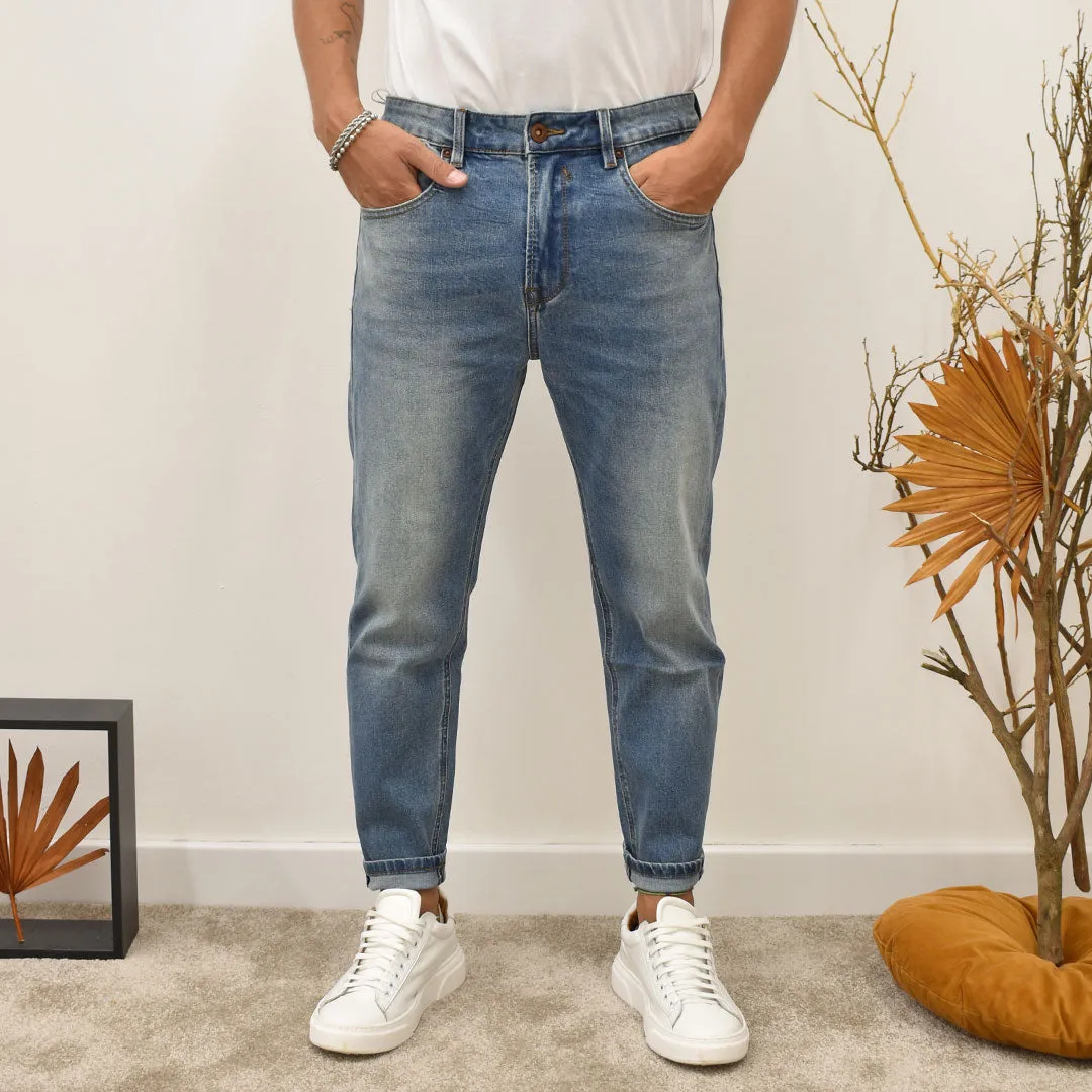 jeans carrot lav. med. GIANNI LUPO GL6319Q