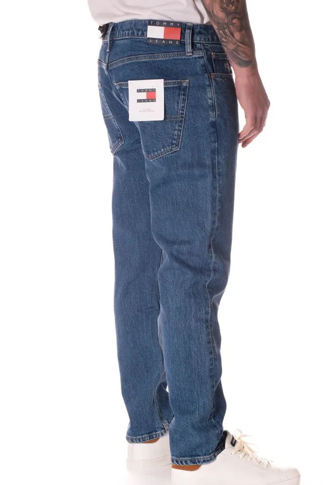 Jeans Dad Regular Tapered Uomo Blu
