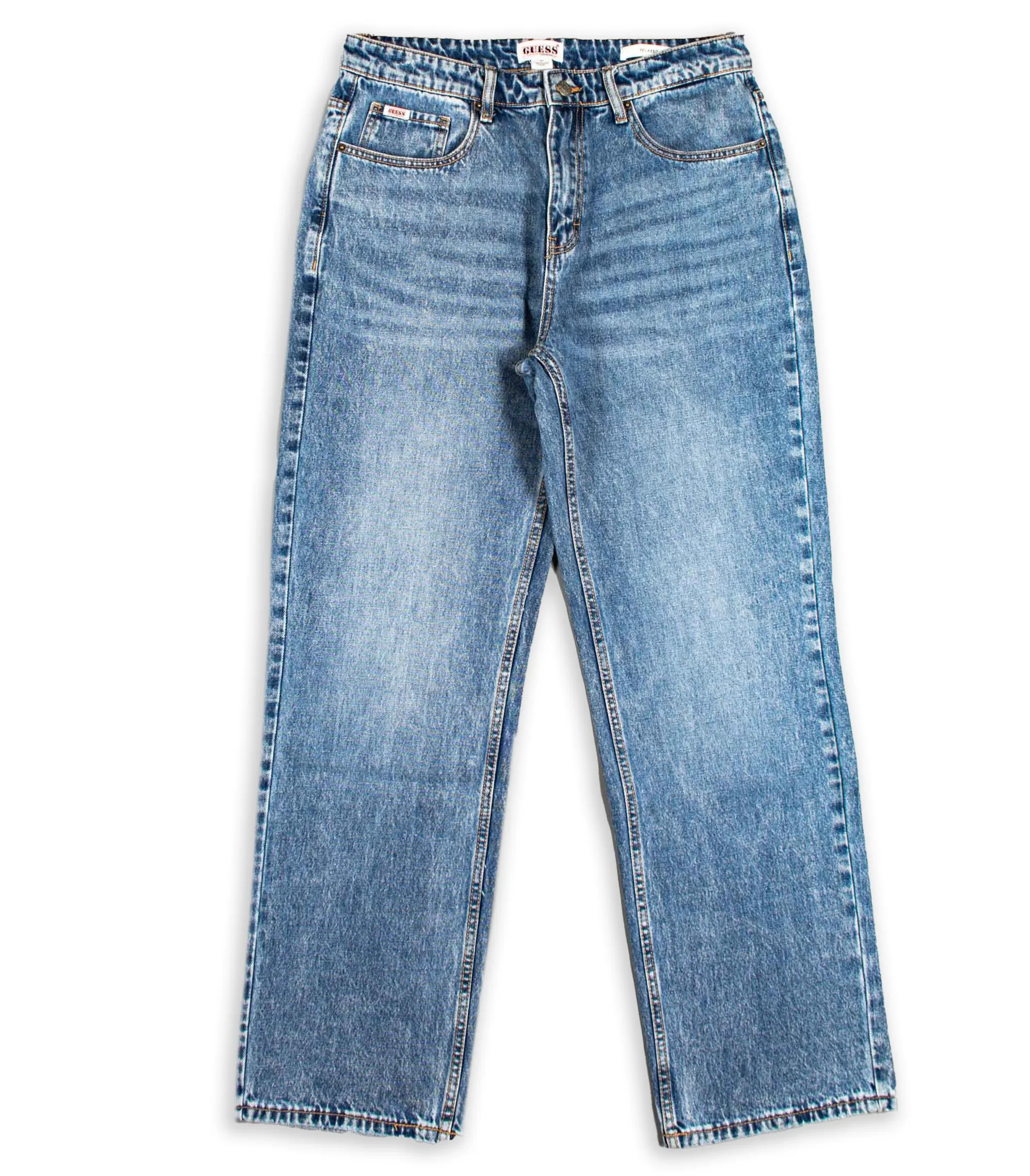 Jeans Guess Kit Stright Pants A71r Blu Uomo
