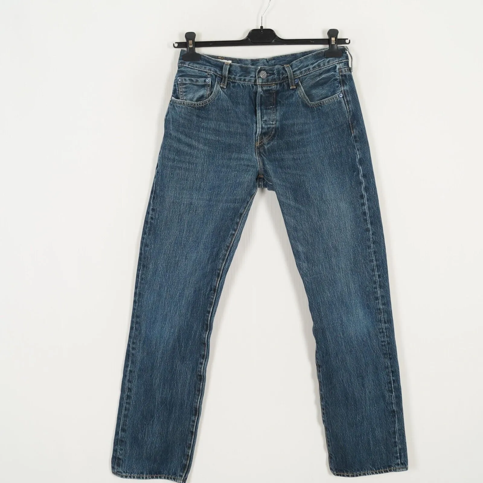 Jeans uomo LEVI STRAUSS & CO 501 PREMIUM taglia W30 L30 STRETCH regular fit blu