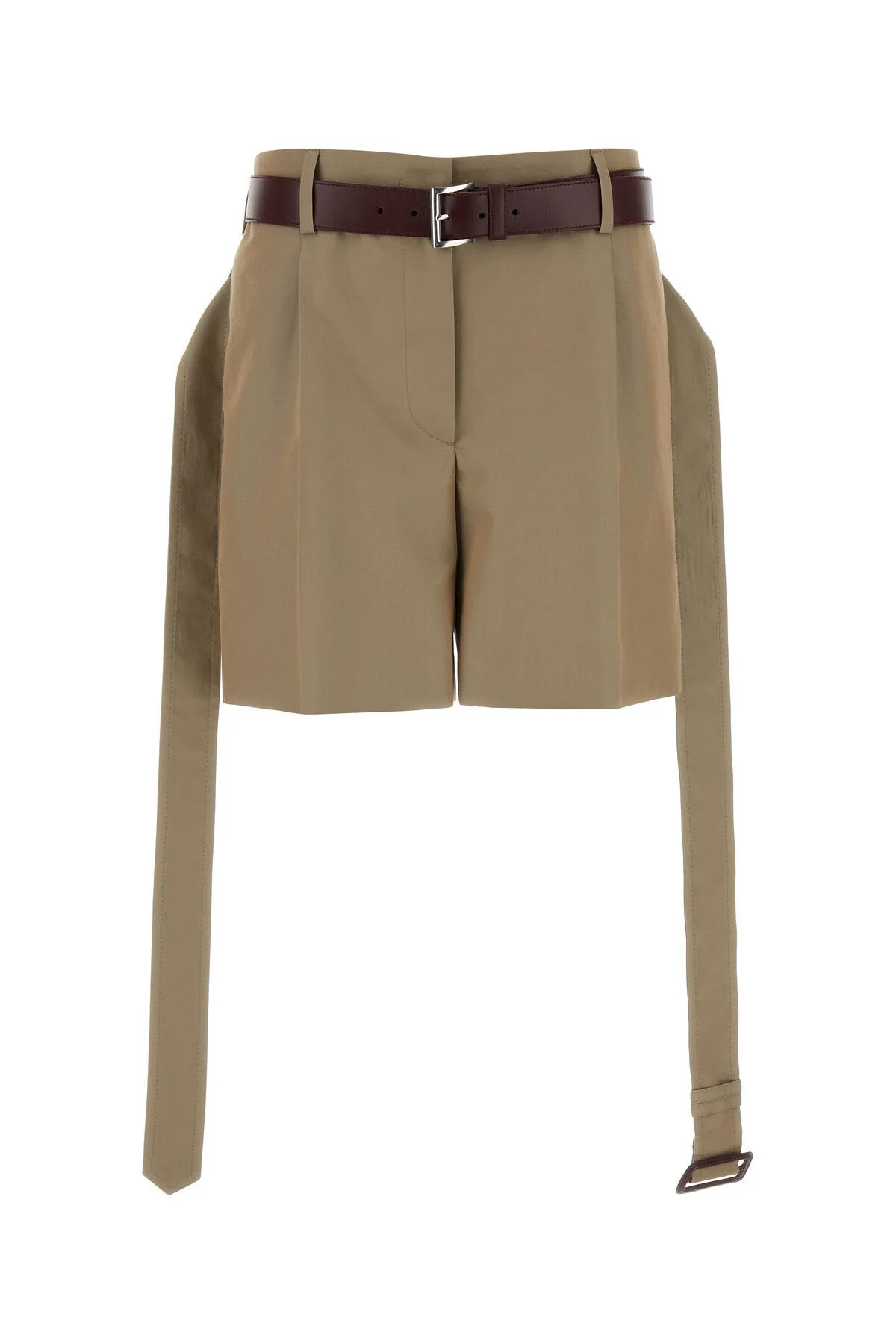 Khaki twill shorts    