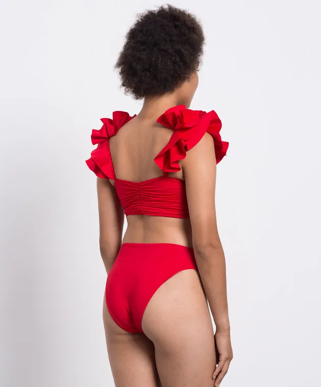 Maygel Coronel Costume intero rosso con volant GOLETA