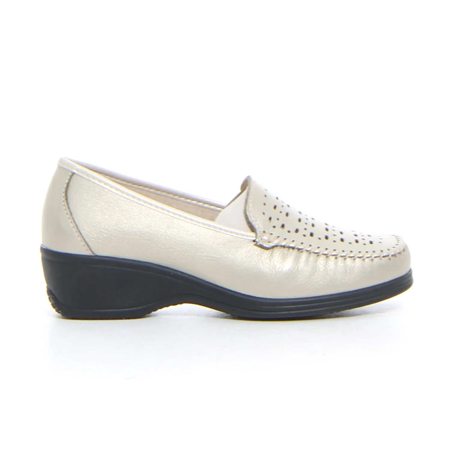 Mocassino con zeppa