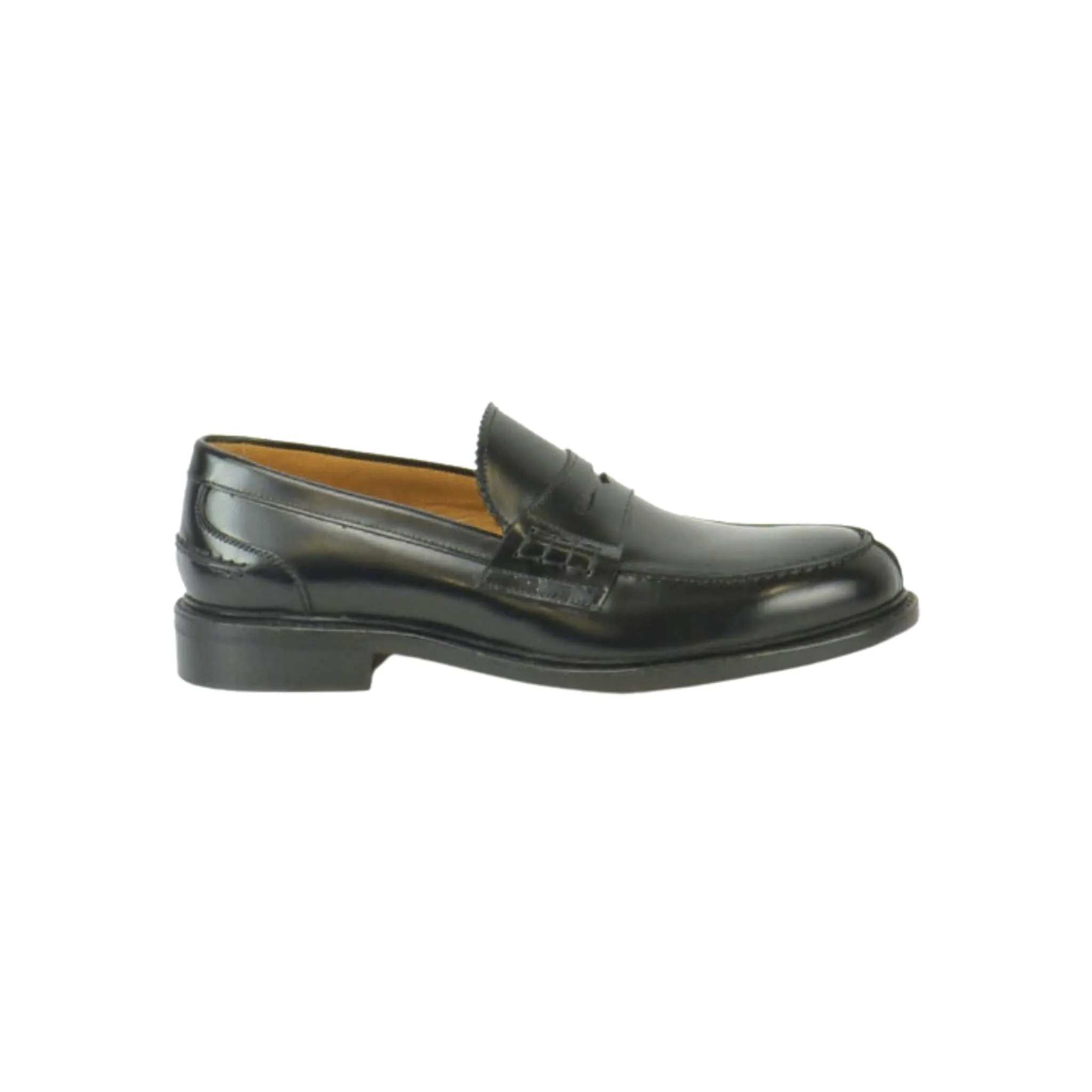 Mocassino Uomo in vera pelle Nero