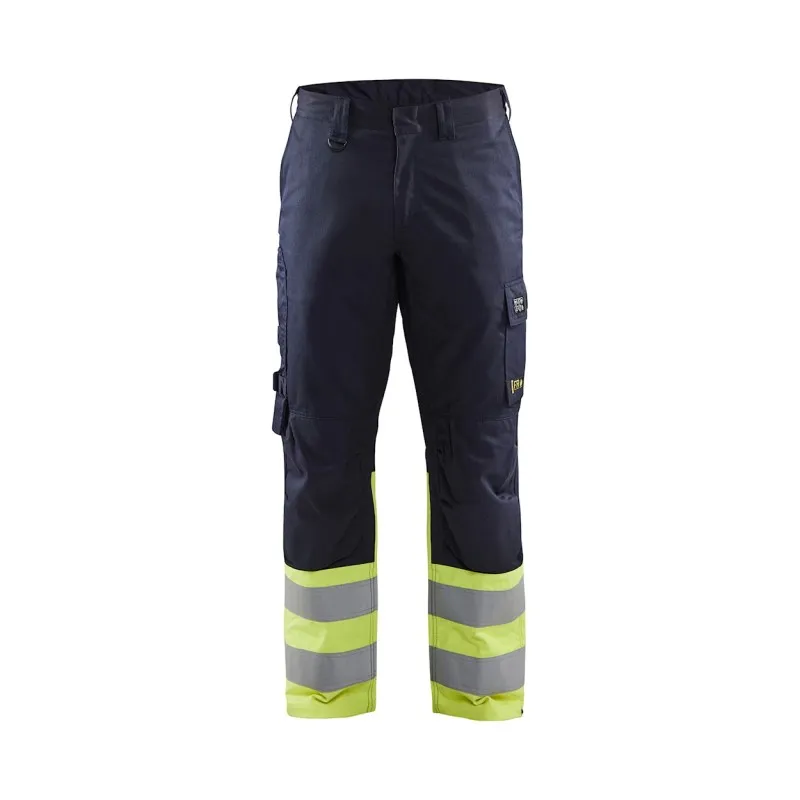 Pantaloni da lavoro Multitasche alta visibilità ignifugo antistatico Blaklader Inerenti per Acciaio 170515198933C50