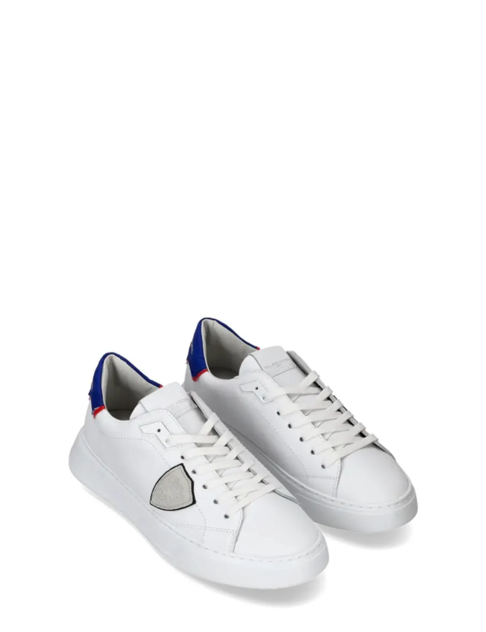 Philippe Model     Sneakers Temple Bianco Blu Rosso
