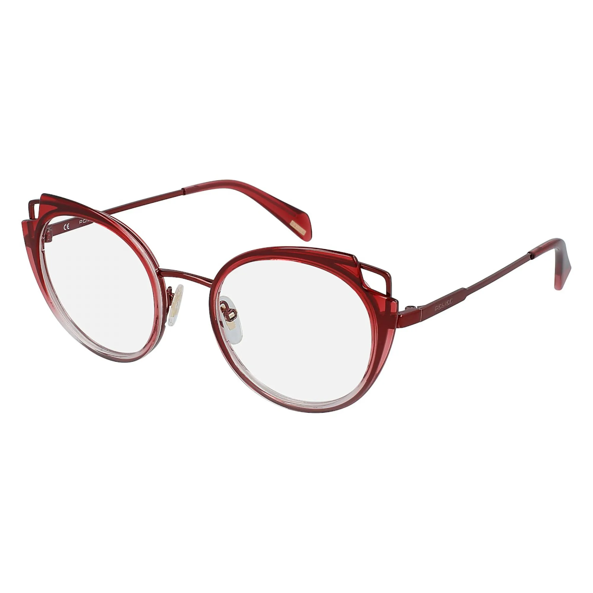   Police VPLA03 Zephirus 1 08E6 Viola Lucido | Occhiale Da Vista Donna 