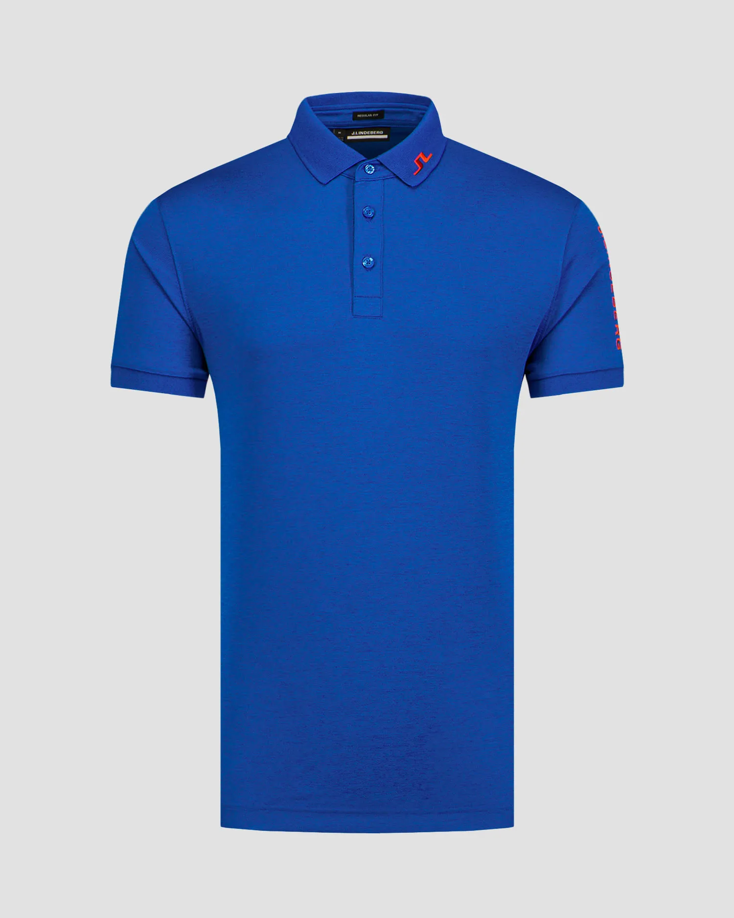 Polo blu da uomo J.Lindeberg Tour Tech GMJT09157-o464