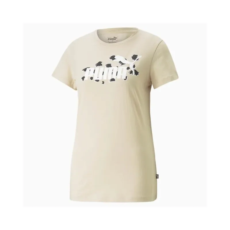 PUMA T-SHIRT  DONNA ESS + ANIMAL TEE COLORE SABBIA