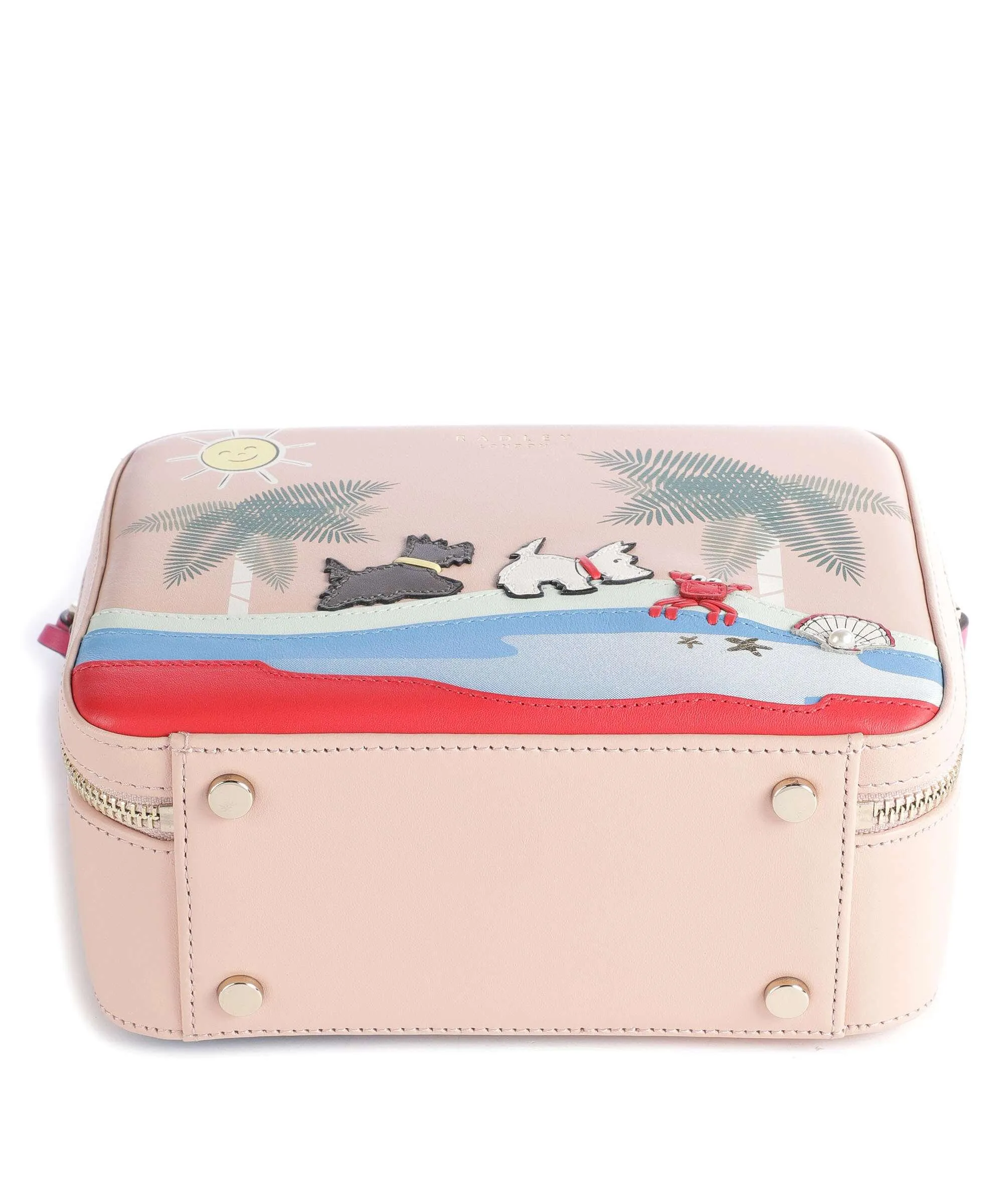  Radley London Vacation Street Borsa a tracolla pelle a grana fine rosa antico  