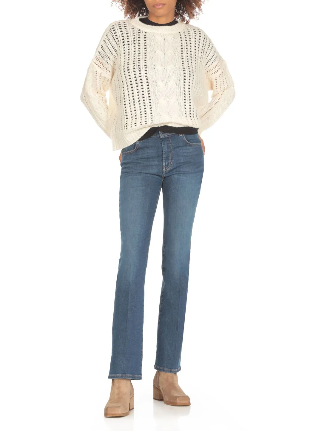  'S Max Mara T-shirt in lana vergine 