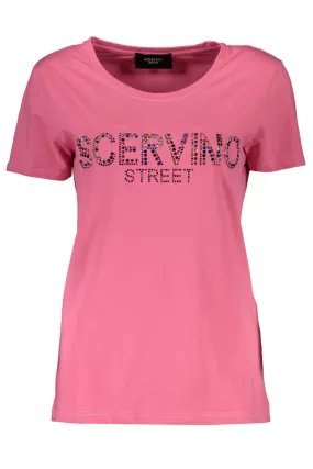 SCERVINO STREET T-SHIRT MANICHE CORTE DONNA ROSA