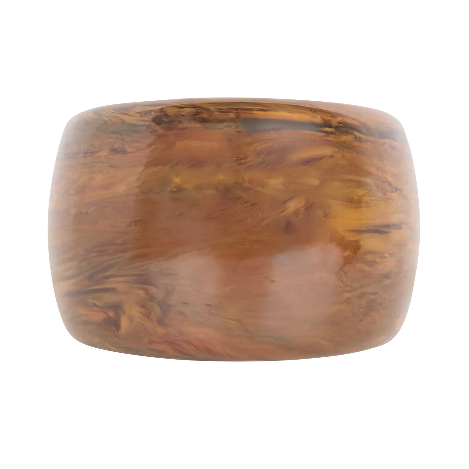  SESSUN   AMBRITO - Bracciale largo marmorizzato | Marrone