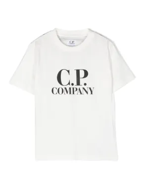 T-SHIRT CON LOGO FRONTALE A CONTRASTO