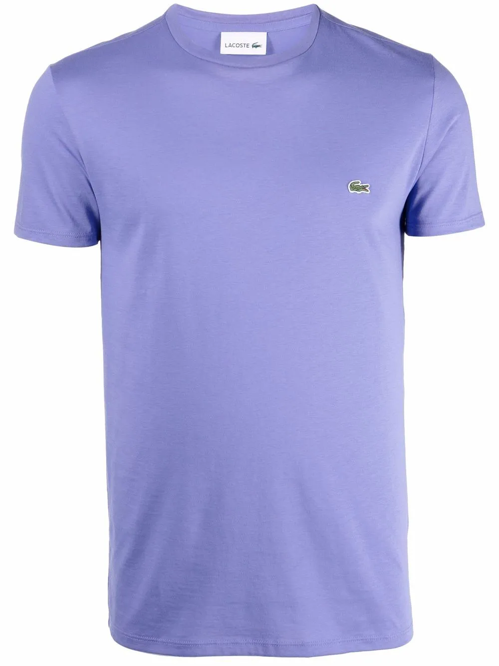 t-shirt con logo lilla
