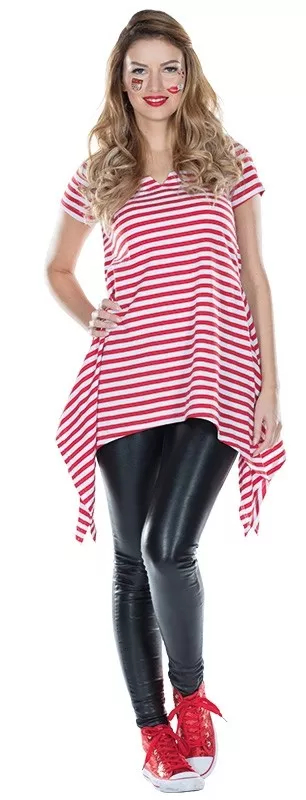 Tunica da donna anellata rosso fine