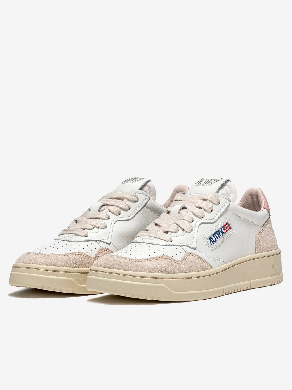 W Medalist Low bianche, powder e beige